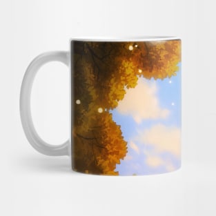 Sky in Forest Anime Scenery Mug